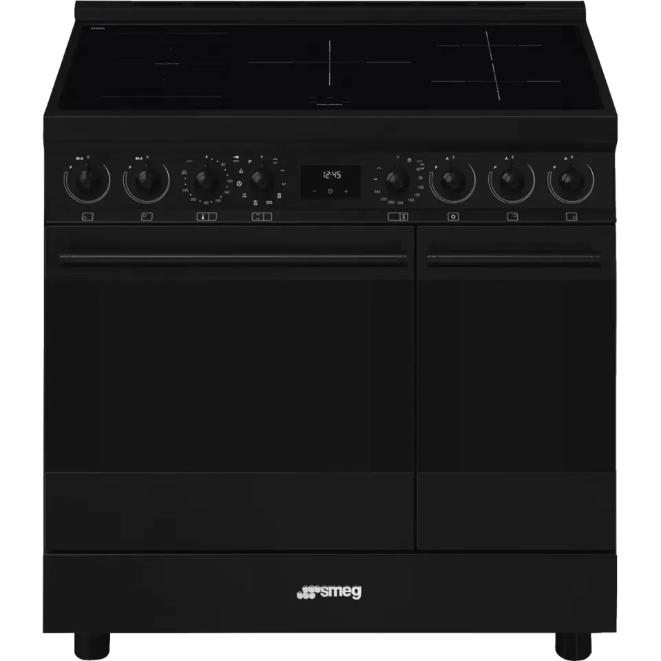 Smeg C92IPN2 inductie fornuis mat zwart, foto 2