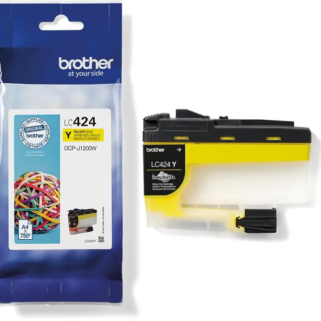 Brother LC-424Y inktcartridge geel