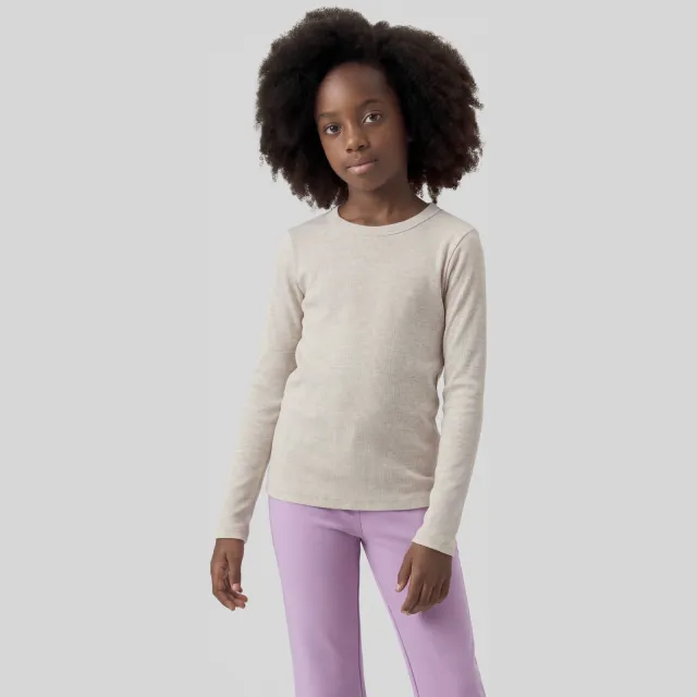 NAME IT KIDS longsleeve gebreid beige melange