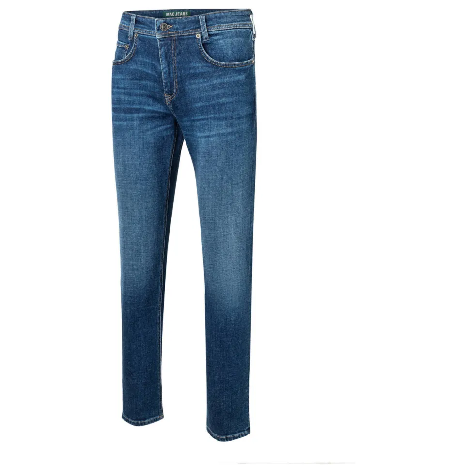 MAC Arne slim fit jeans donkerblauw h690 dark blue authentic 3d, foto 3