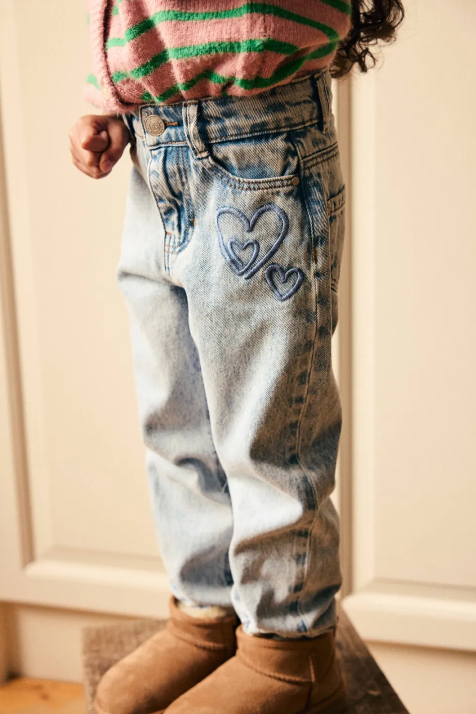 Daily7 mom jeans lichtblauw Blue denim