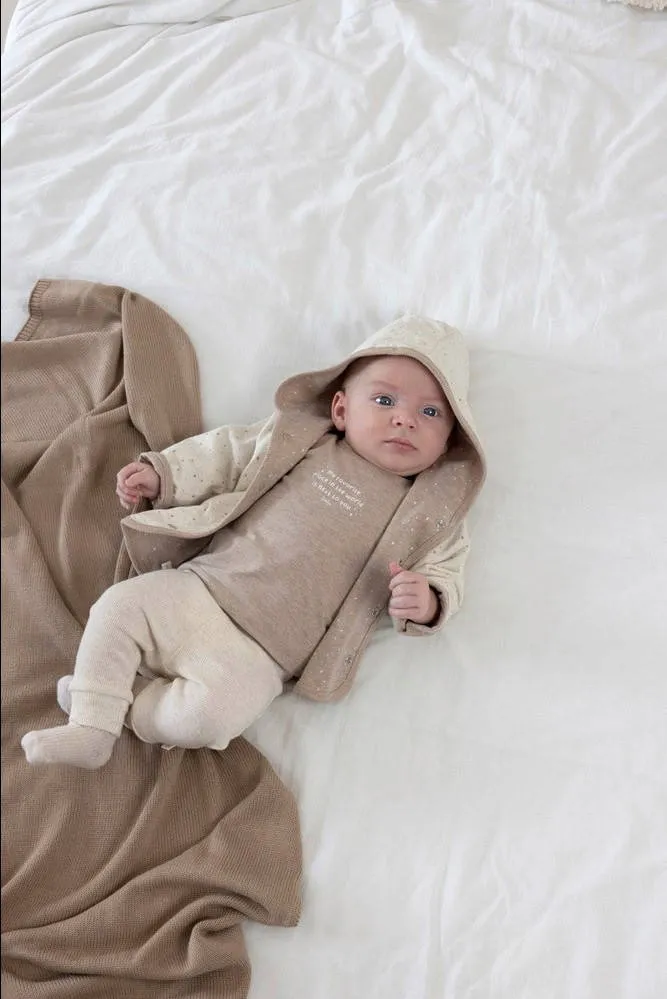 Feetje babybroek offwhite Offwhite melange