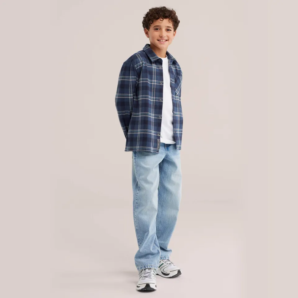 WE Fashion geruit overhemd - blauw, foto 4