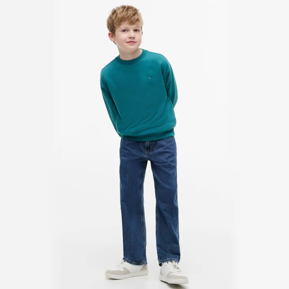 Tommy Hilfiger sweater met logo - groen, foto 2