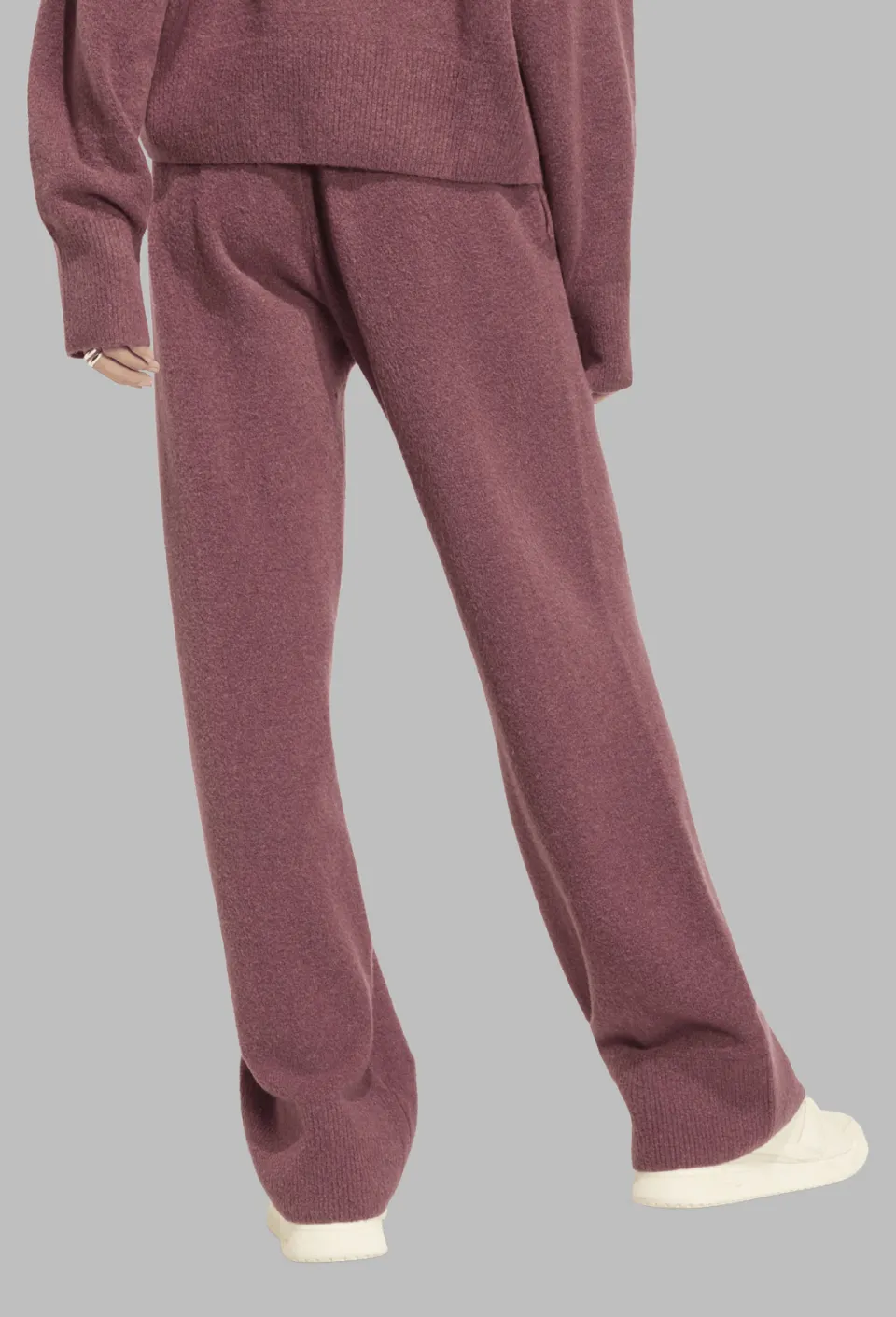 Adidas Essentials gebreide broek roodbruin, foto 4