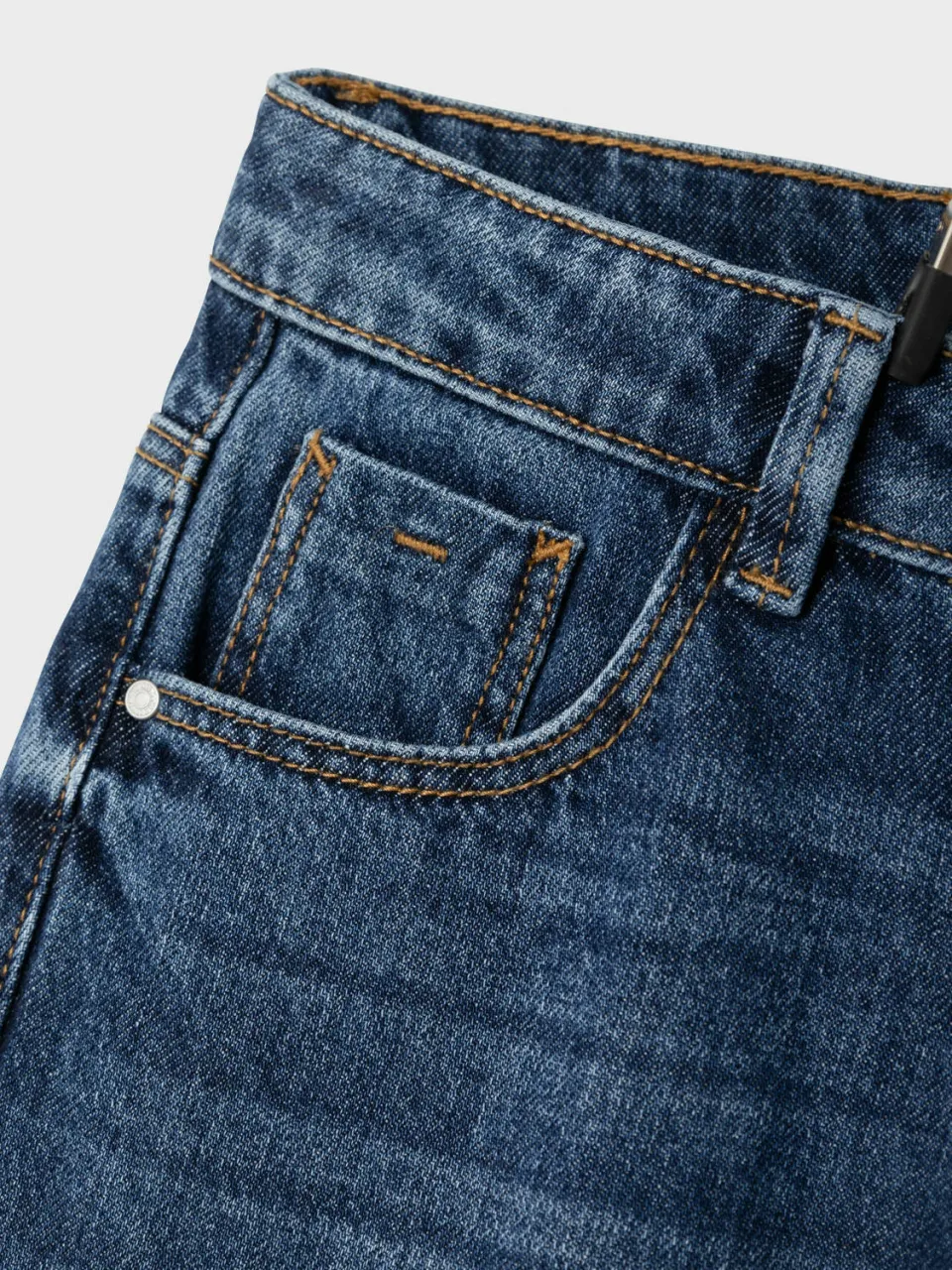 NAME IT KIDS wide leg jeans NKFROSE dark blue denim, foto 7