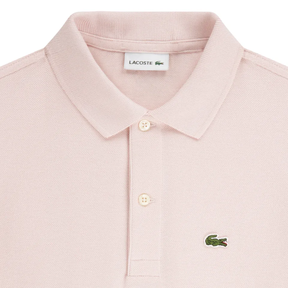 Lacoste pique polo lichtroze, foto 2