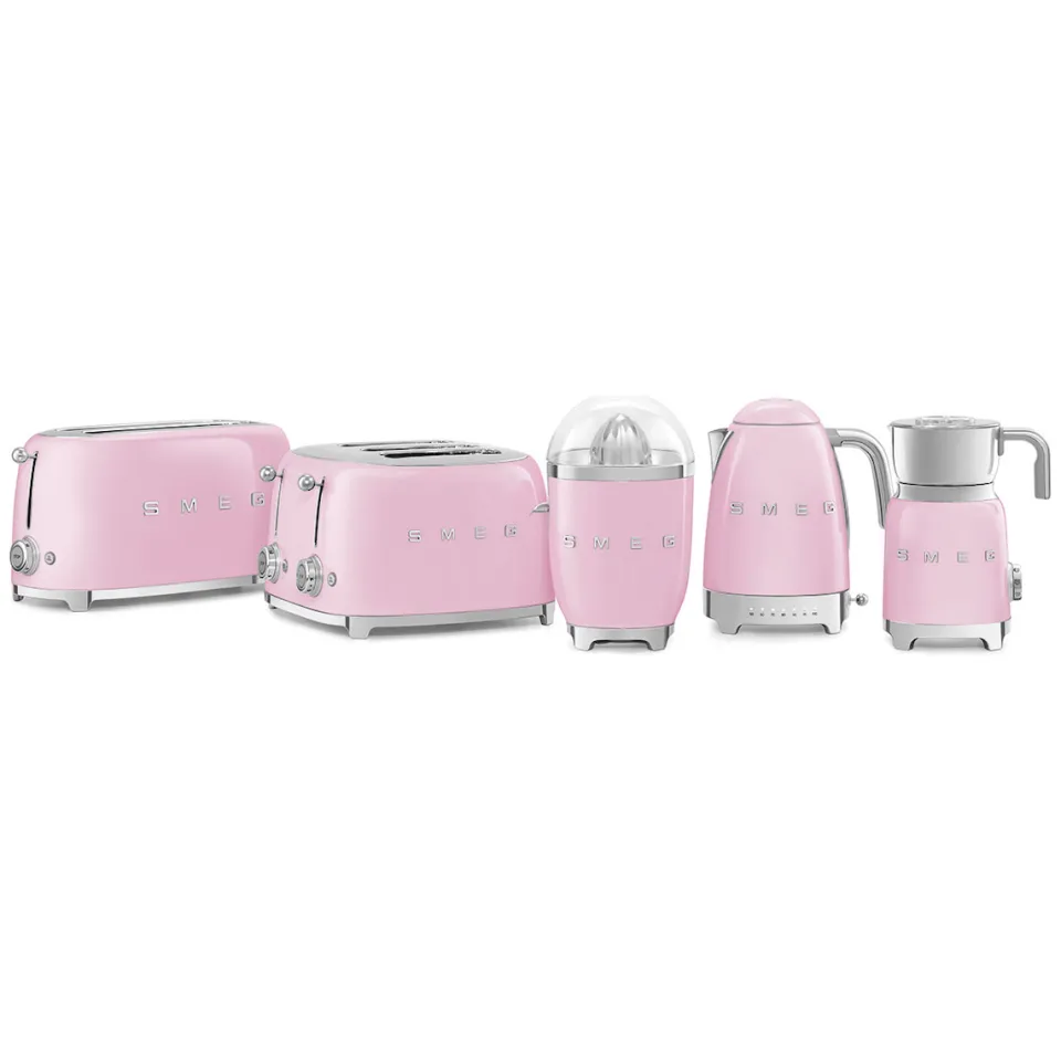 Smeg TSF02PKEU broodrooster roze, foto 2