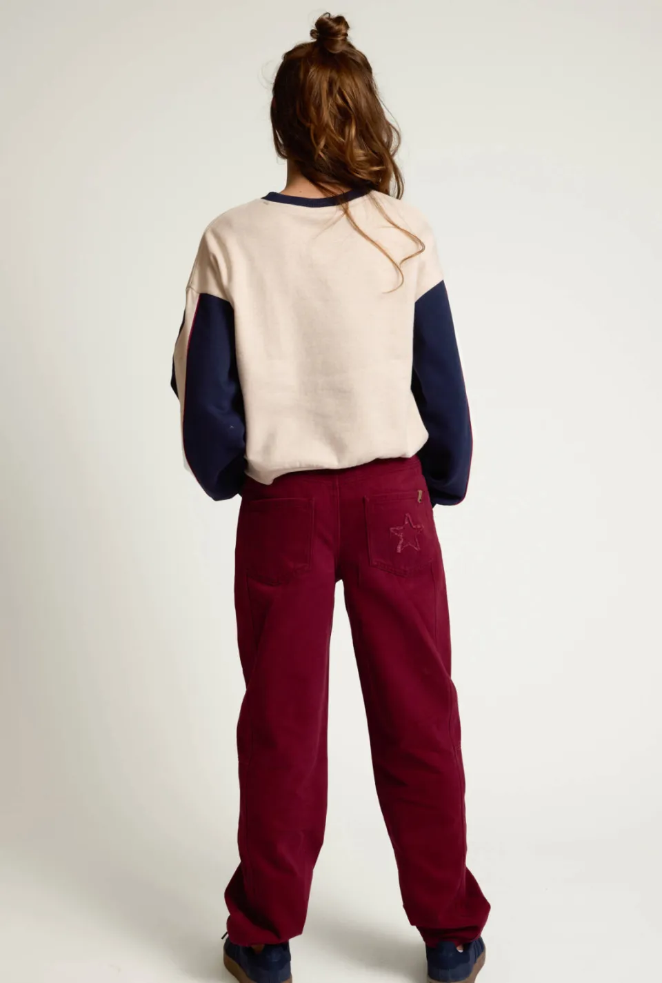 LOOXS 10sixteen rechtvallende sweater met tekst - grijs, foto 5