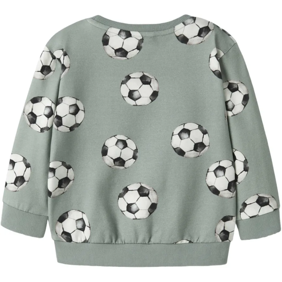 NAME IT MINI sweater met print - lichtgroen, foto 5
