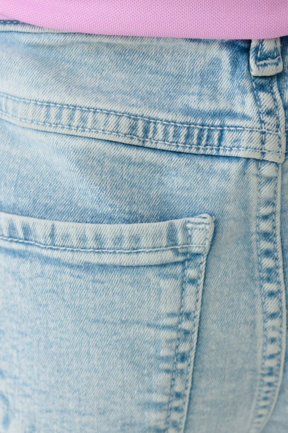 Shoeby wide leg regular waist jeans light blue denim, foto 8