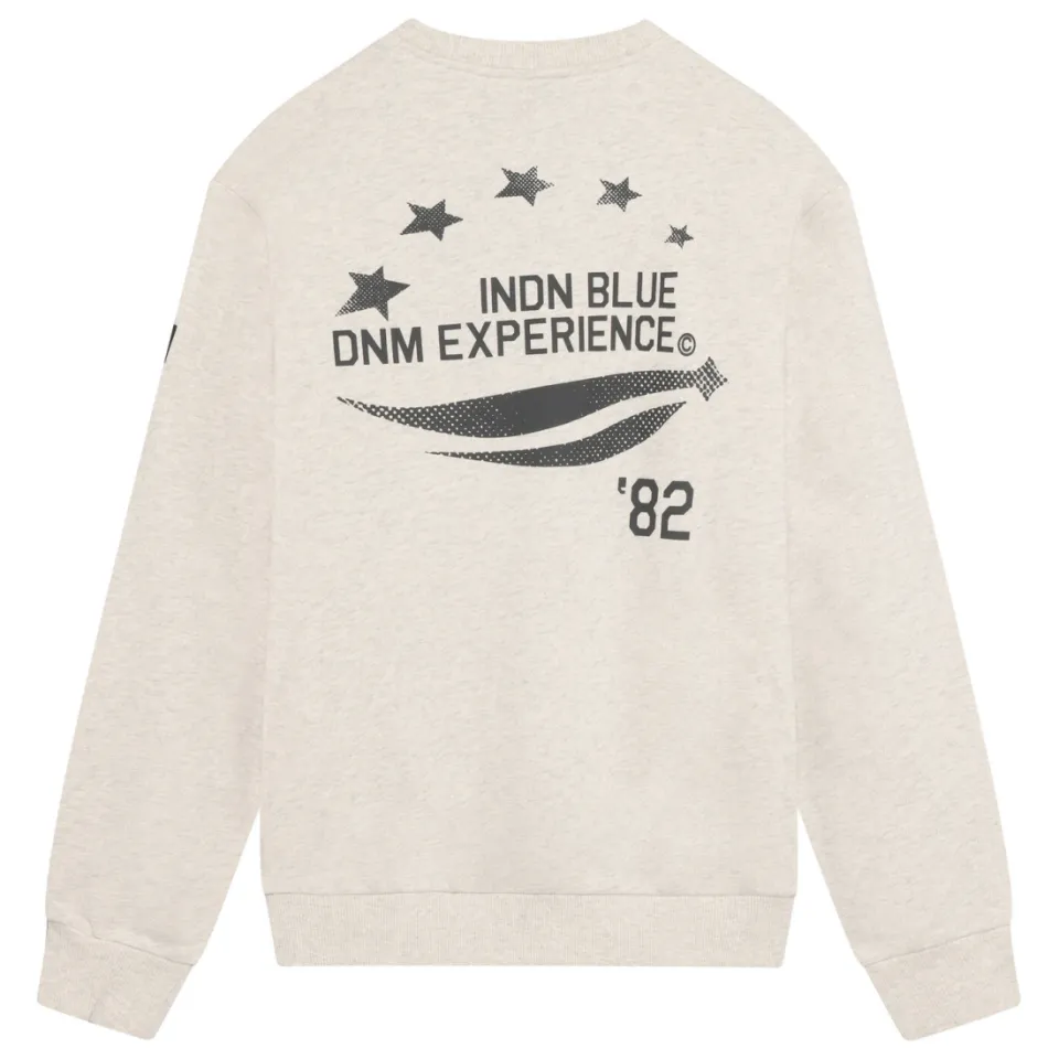 Indian Blue Jeans oversized sweater met backprint - ecru, foto 3