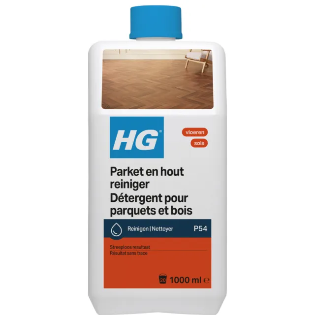 Hg 2e 60% korting: HG Parketreiniger Vloer Polish Cleaner 1 liter