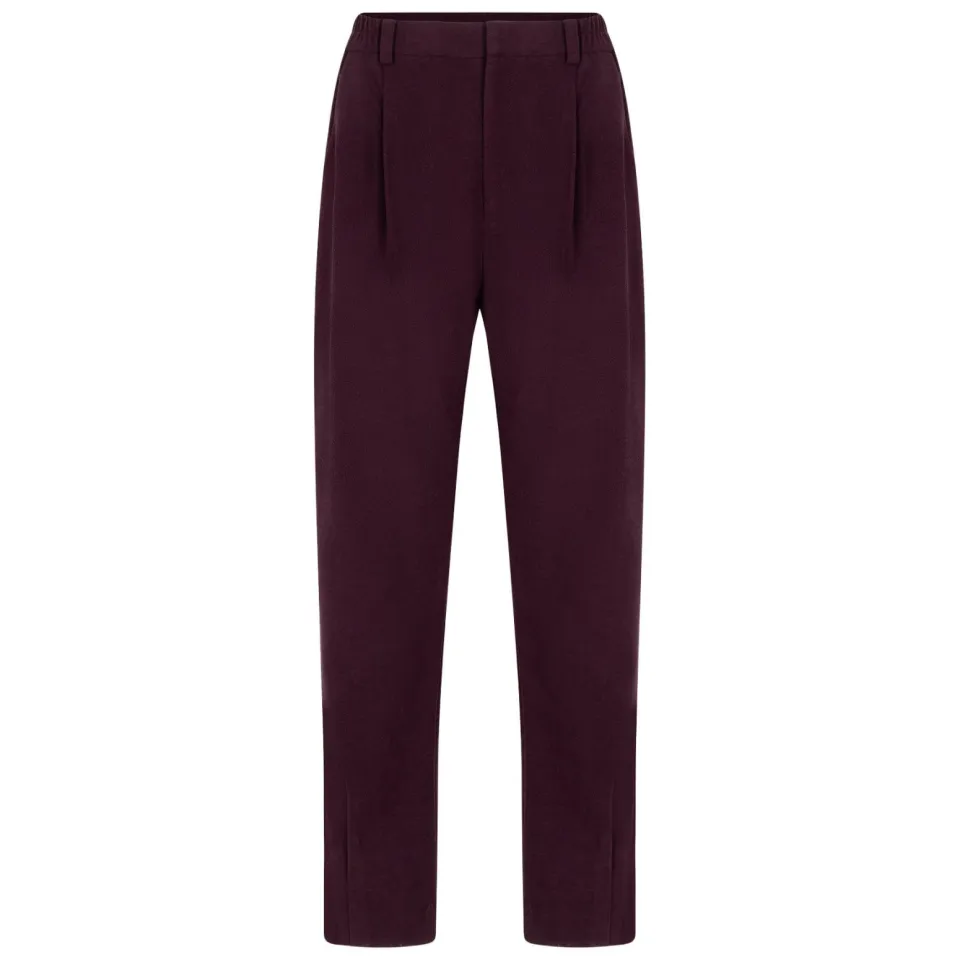AMAYA Amsterdam tapered broek - aubergine, foto 2