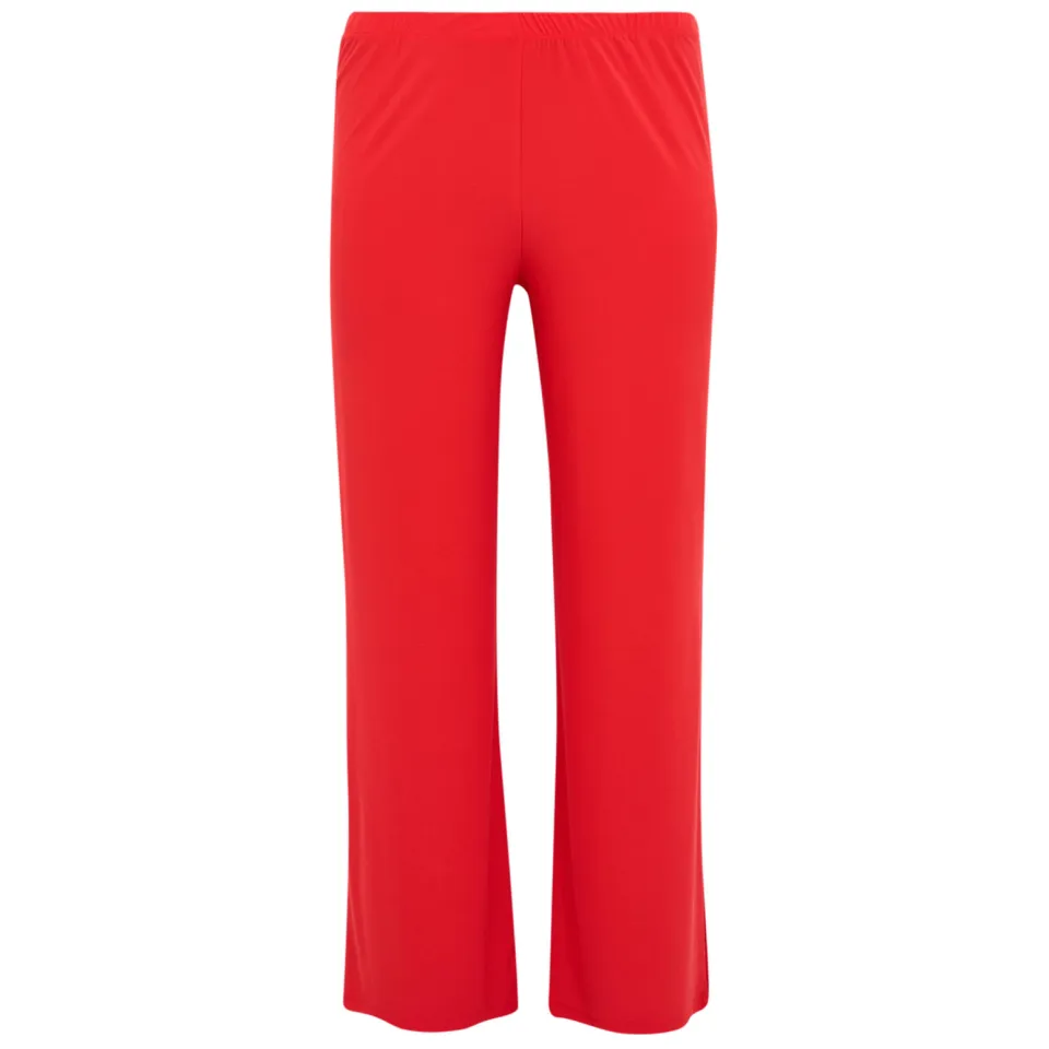 Yoek wide leg broek rood, foto 3