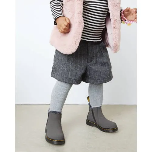 Dr. Martens 2976 Leonore gevoerde suède enkelboots Gunmetal Soho Buck kleuter, foto 5