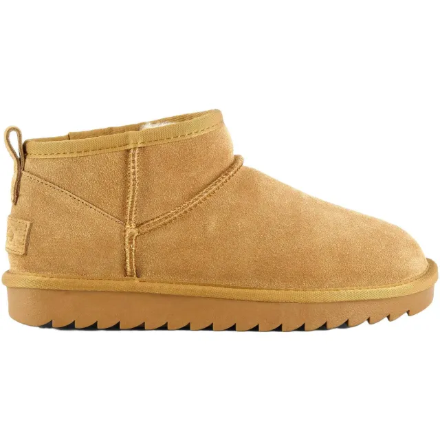Colors of California suède enkelboots beige