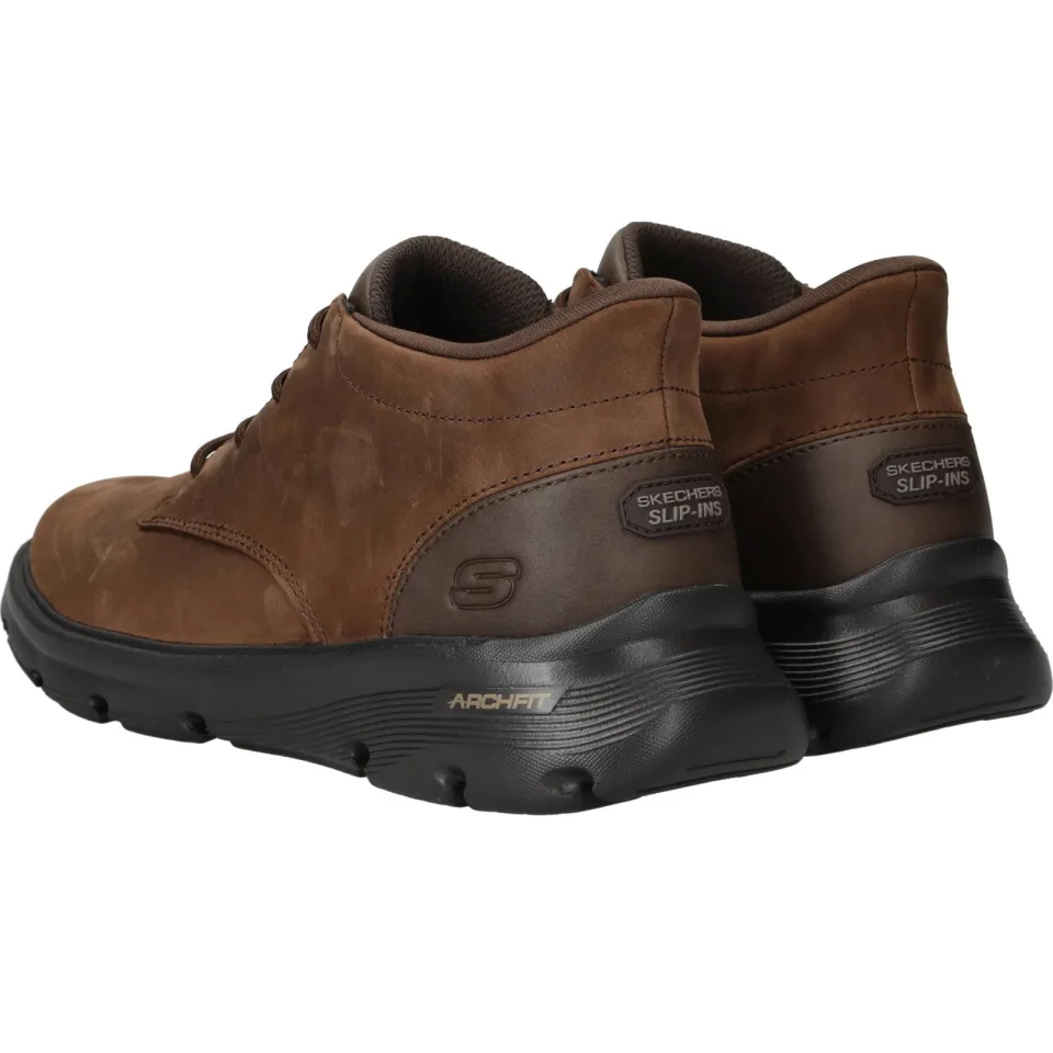Skechers Arch Fit Garza veterschoenen donkerbruin, foto 5