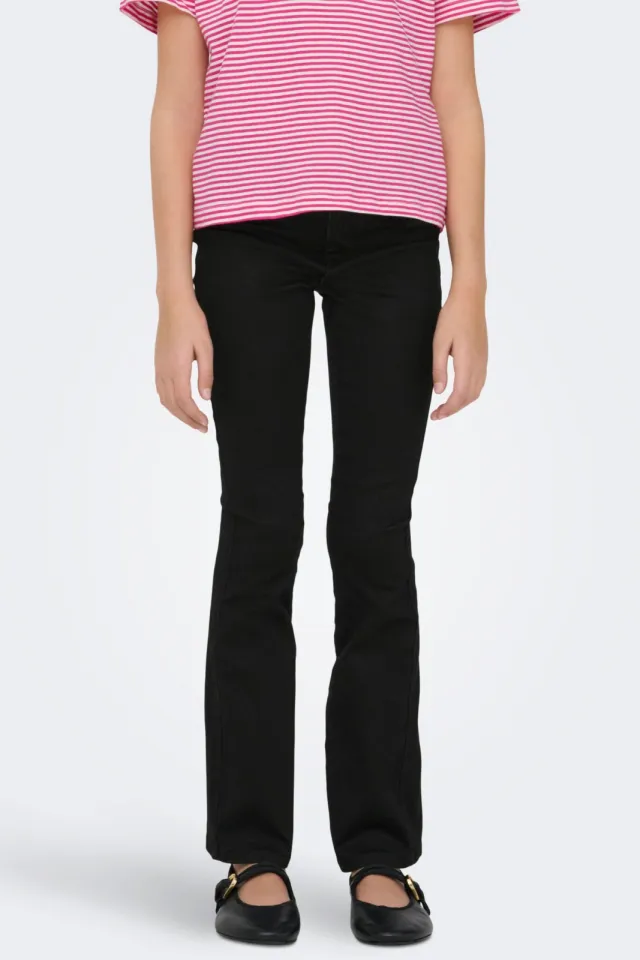 Only KIDS ONLY GIRL flared jeans - black denim