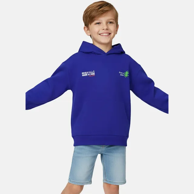 Little Cars hoodie met backprint blauw, foto 5