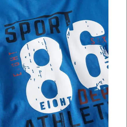 NAME IT MINI longsleeve met print blauw, foto 3