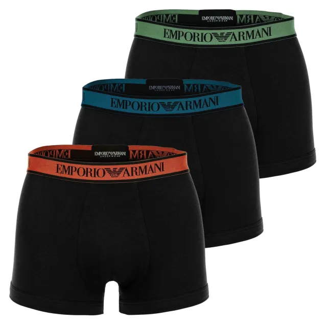 Boxers Emporio Armani Trunk 3-pack zwart, foto 2