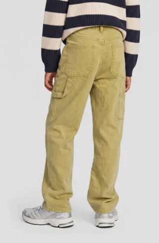 Me & My Monkey loose fit jeans - olijfgroen, foto 3