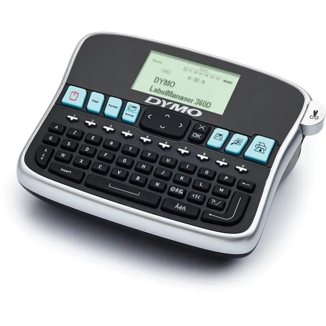 Dymo Labelprinter dymo labelmanager 360d draagbaar Azerty 19mm zwart
