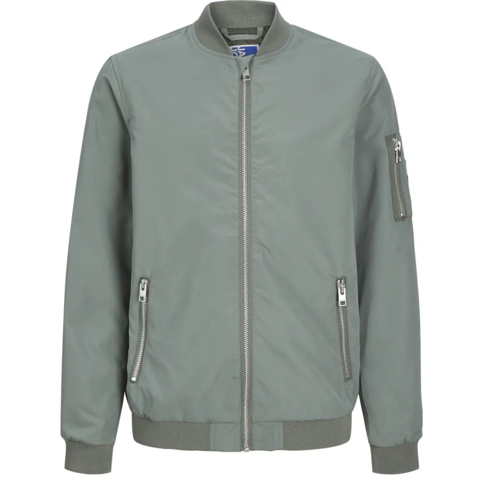 Jack & Jones Junior JJERUSH bomberjack agavegroen agave green, foto 2
