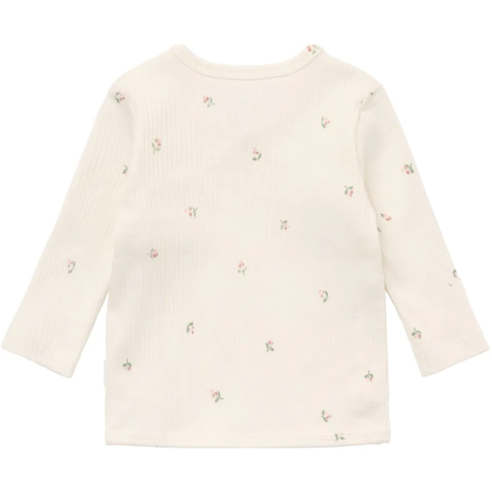 Noppies baby gebloemde longsleeve ecru, foto 2