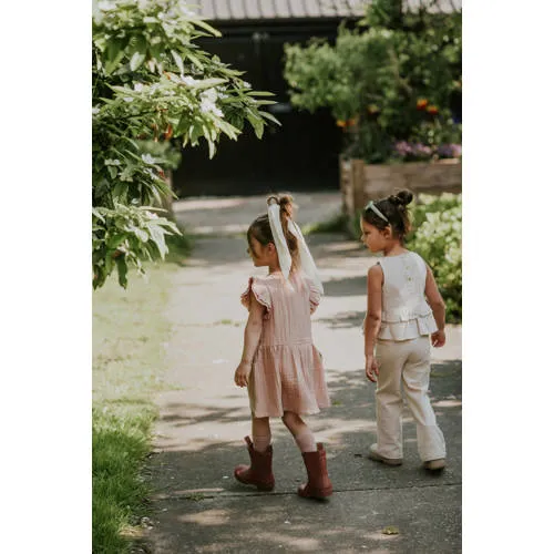 Koko Noko mouwloze top + broek beige, foto 5