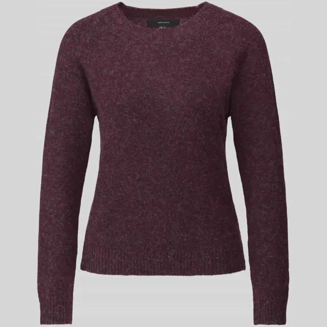 Vero Moda Regular fit pullover met ronde hals model 'DOFFY' Donkerrood