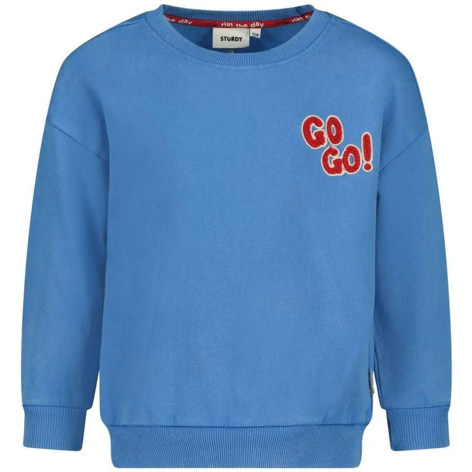 Sturdy sweater Run the Day blauw, foto 2