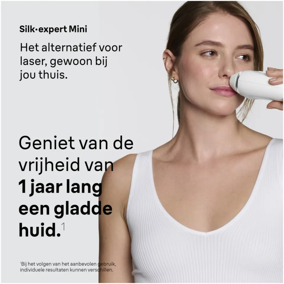Braun Silk·expert Mini PL1114 ontharingsapparaat wit, foto 6