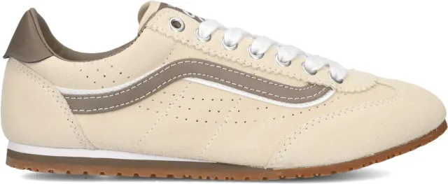 Vans Super Lowpro Laces lage sneakers beige