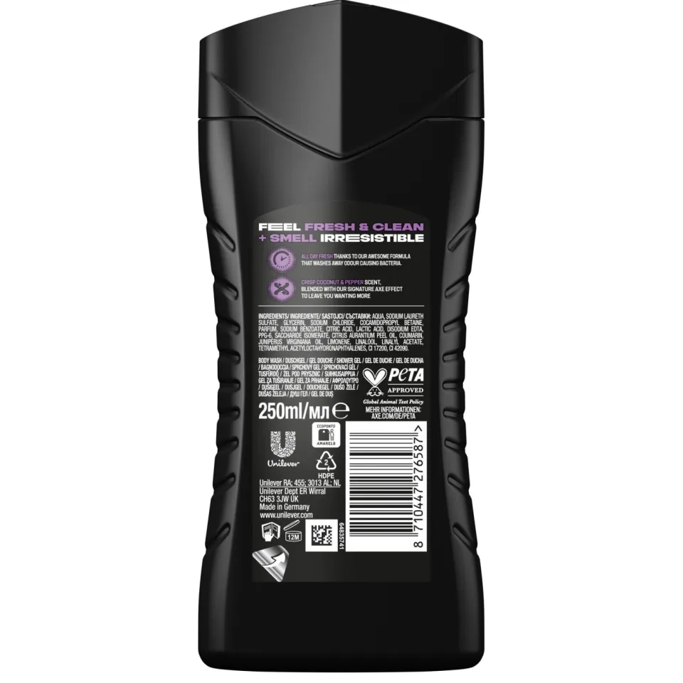 Axe Excite 3-in-1 douchegel, foto 3