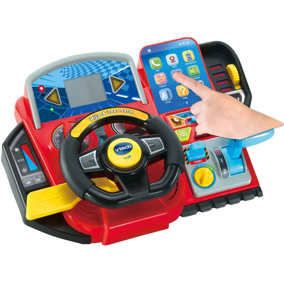 VTech Preschool Rijd & Leer Racer speelvoertuig, foto 4
