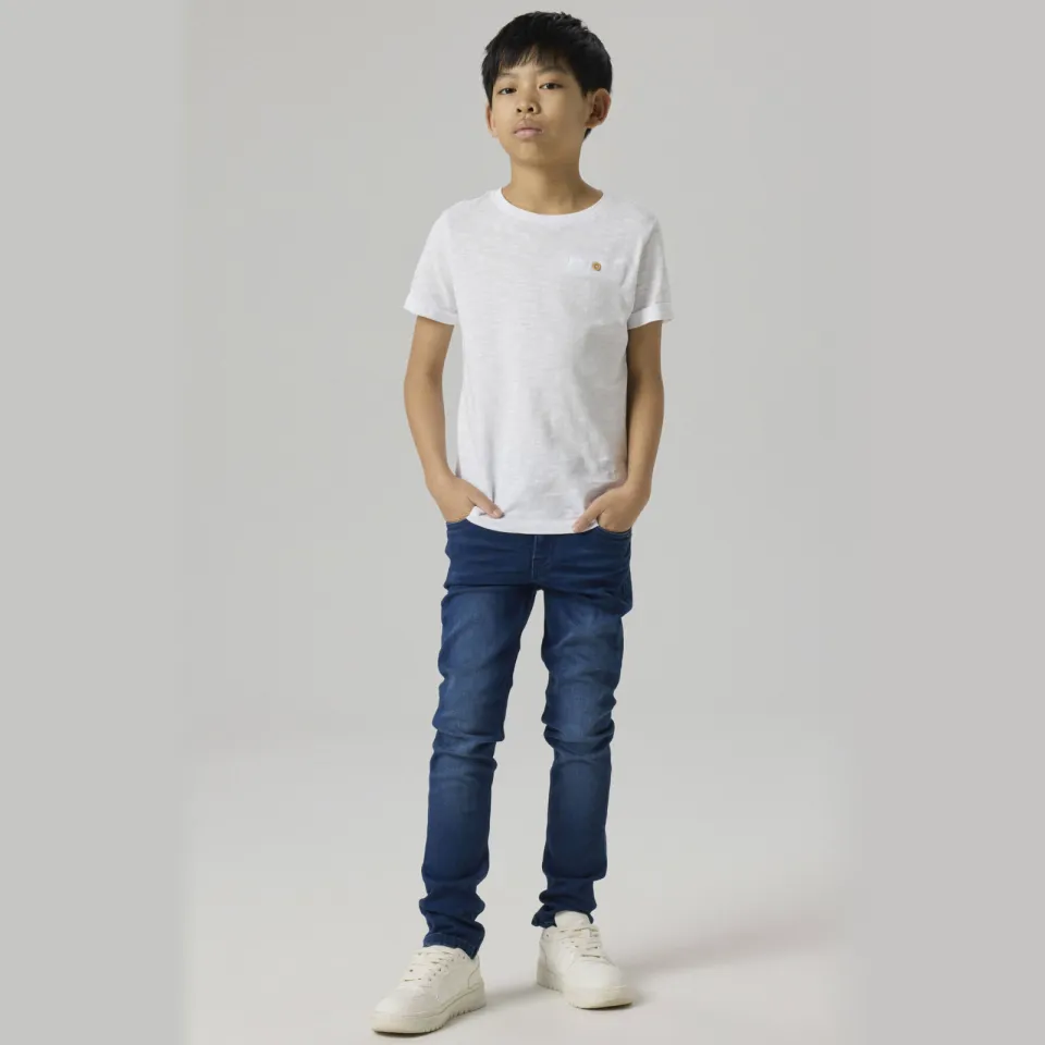 NAME IT Theo XSLIM jeans donkerblauw Dark Blue Denim