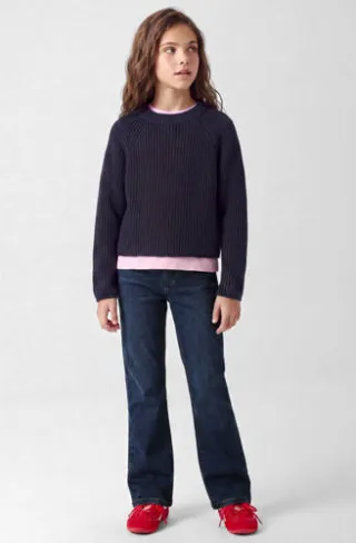 NAME IT KIDS gebreide trui donkerblauw, foto 3