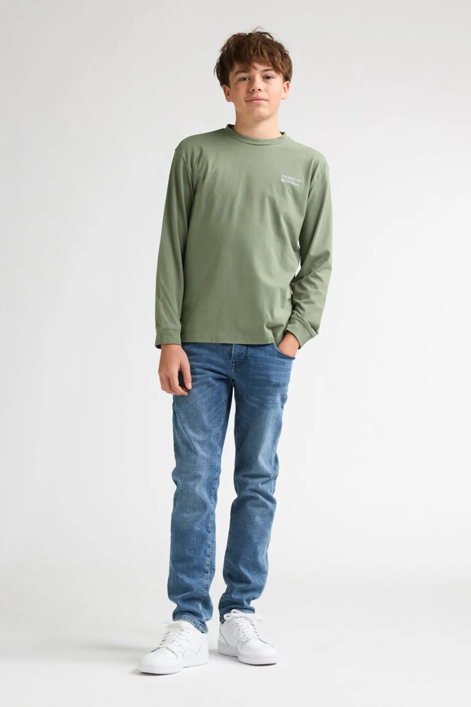 Petrol Industries longsleeve groen Saliegroen