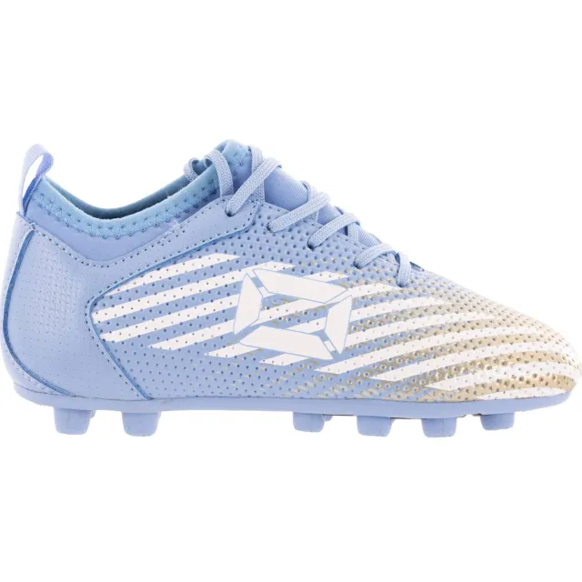 Stanno Vulture FG JR III junior voetbalschoenen - lichtblauw/wit/goud
