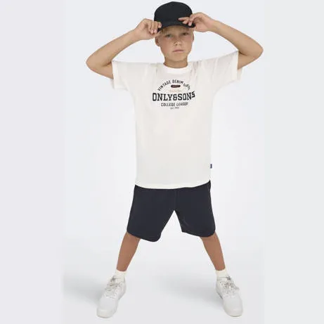 Only & Sons regular sweatshort zwart, foto 3