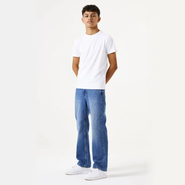Garcia straight leg jeans medium blue denim Medium used