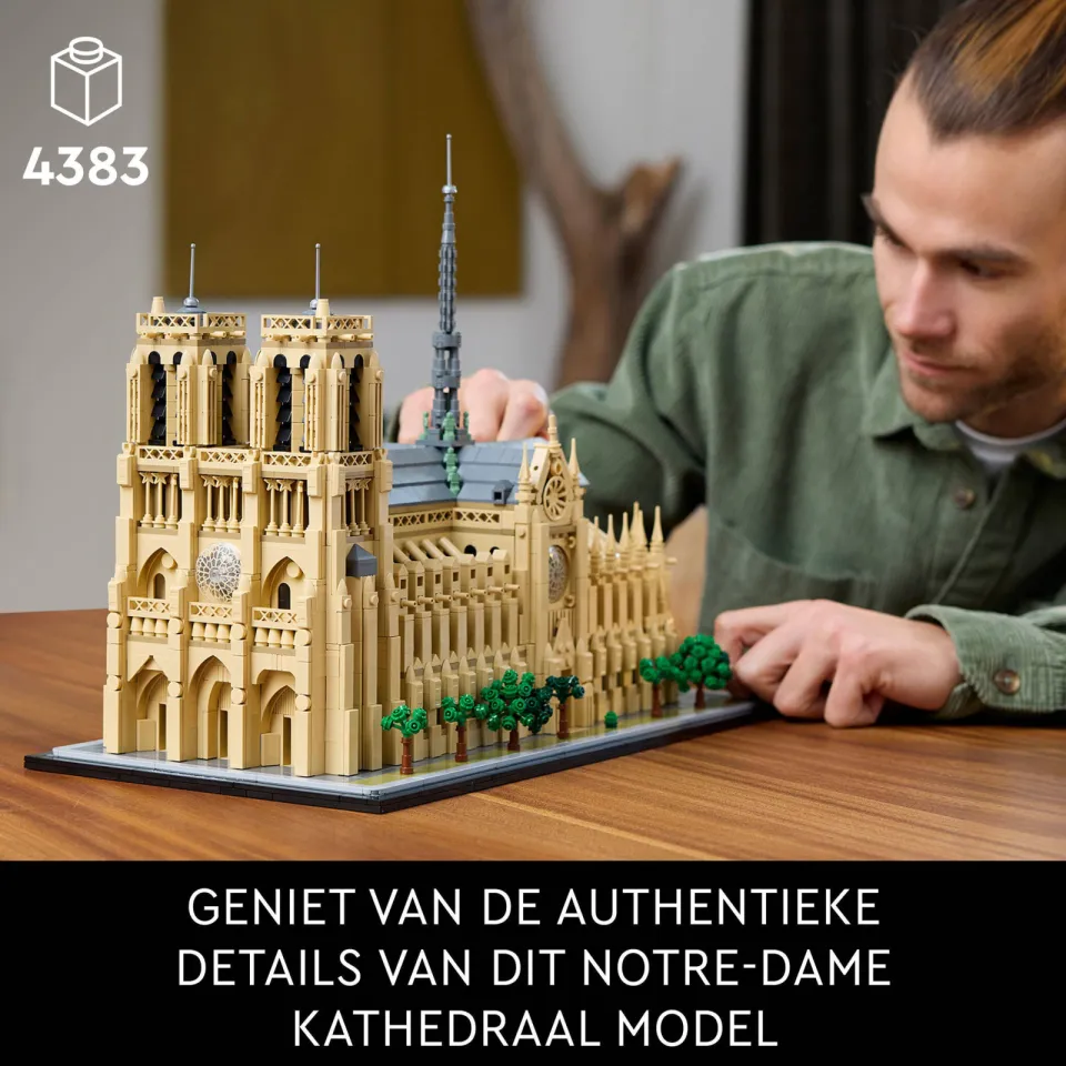 Lego Architecture Notre-Dame van Parijs Bouwpakket voor Volwassenen 21061 21061, foto 6