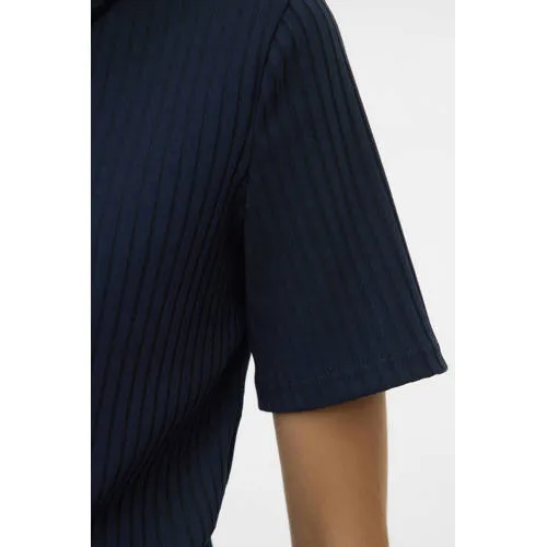Mamalicious zwangerschaps- en voedings polo donkerblauw, foto 7