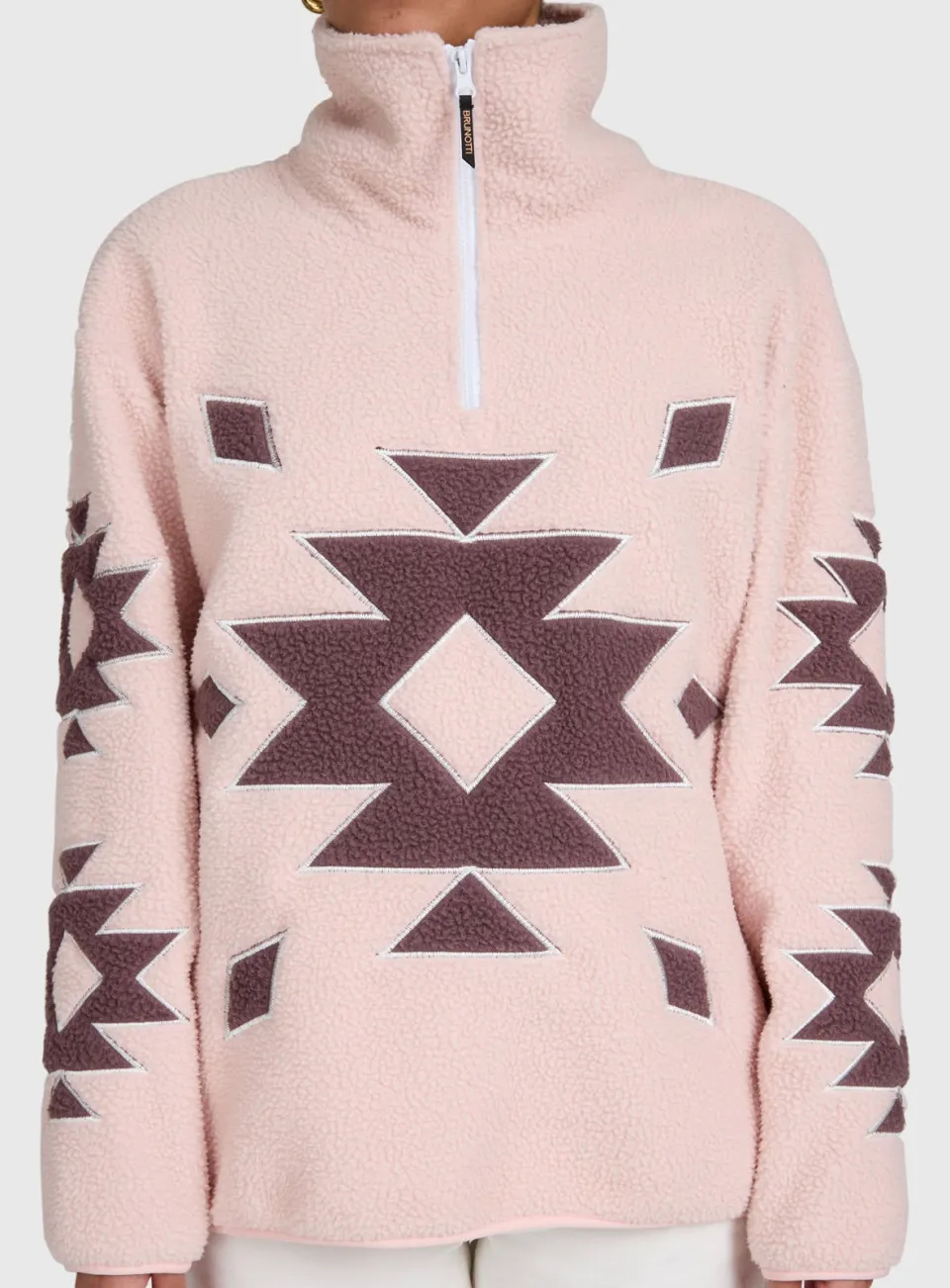 Brunotti Charley fleece sweater - roze, foto 7