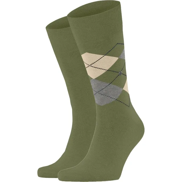 Burlington Everyday Argyle Mix sokken 2-pack groen
