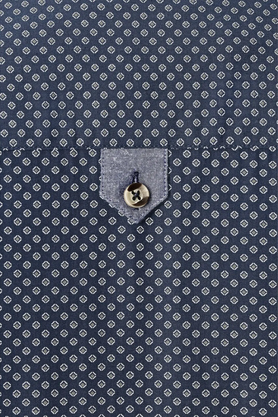 Jan Vanderstorm casual overhemd donkerblauw, foto 4