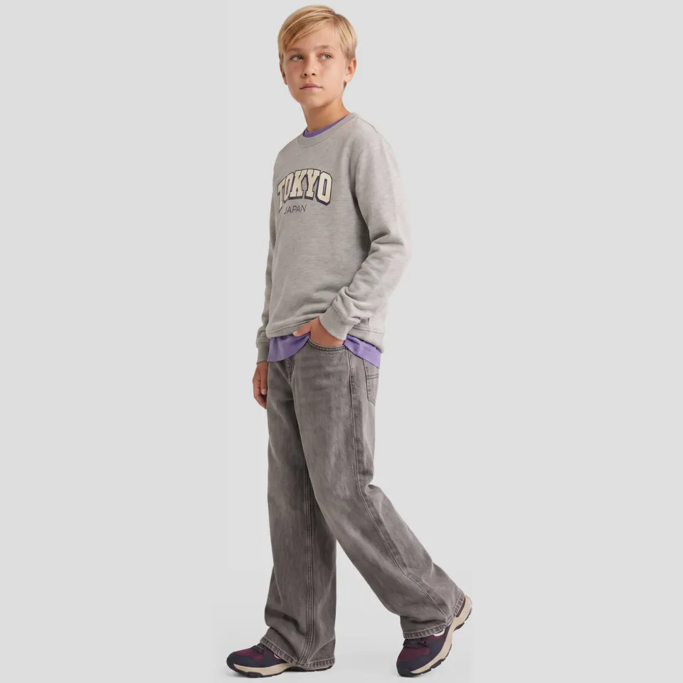 Me & My Monkey sweater met tekst - grijs, foto 4