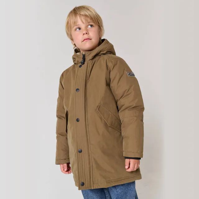 Tumble 'n Dry katoenen winterjas lichtkaki